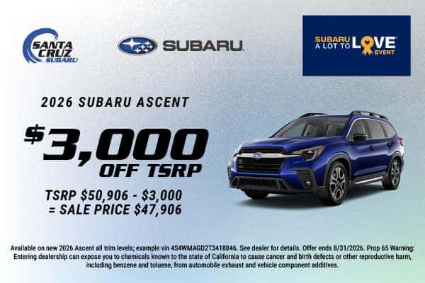 2026 Ascent August offer