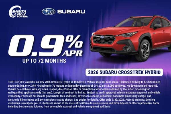 2026 Crosstrek Hybrid September offer