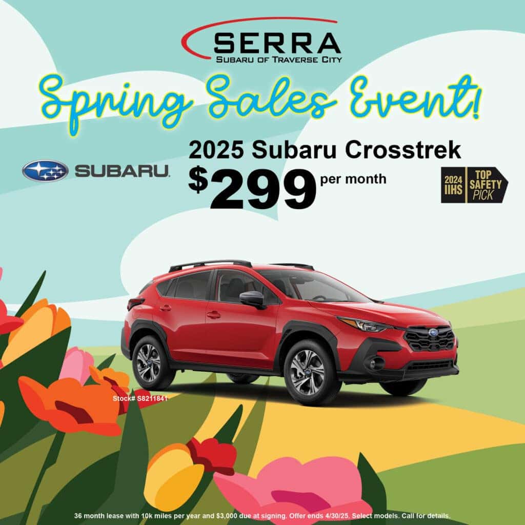 2025 Subaru Crosstrek, $299 per month