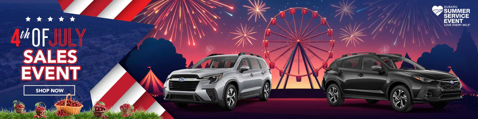 4th of July sales event