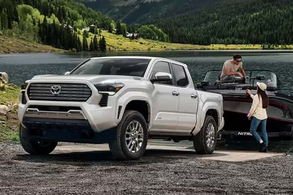 2026 Toyota Tacoma driving on the road