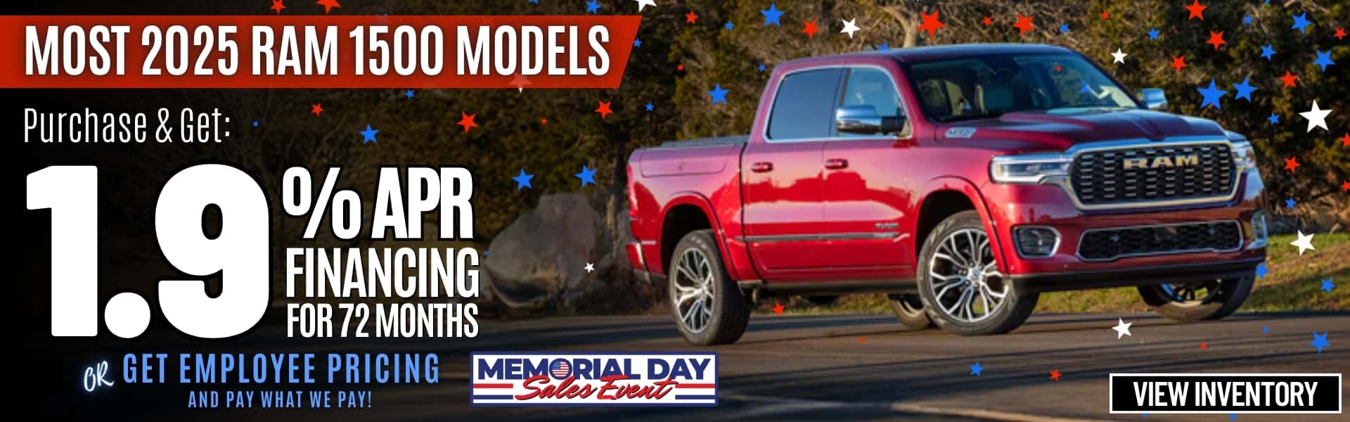MEMORIAL-DAY—MOST-2025-RAM-1500-MODELS–MAY25—CJDR-DESKTOP—1920X600