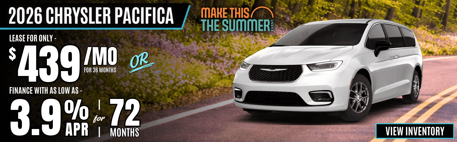 chrysler pacifica sales offer
