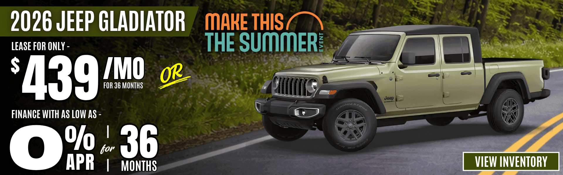 jeep gladiator sales offer