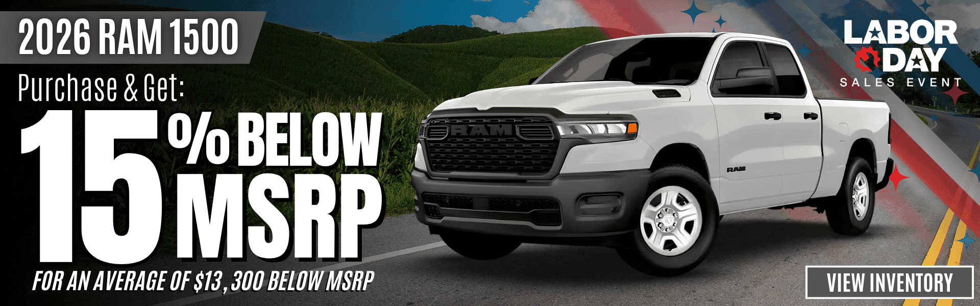 2026 RAM 1500 sales offer