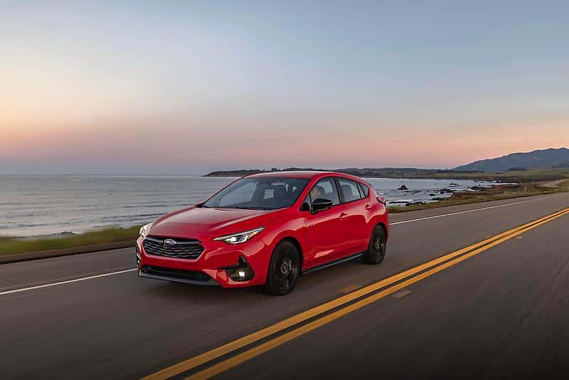 Red 2024 Subaru Impreza