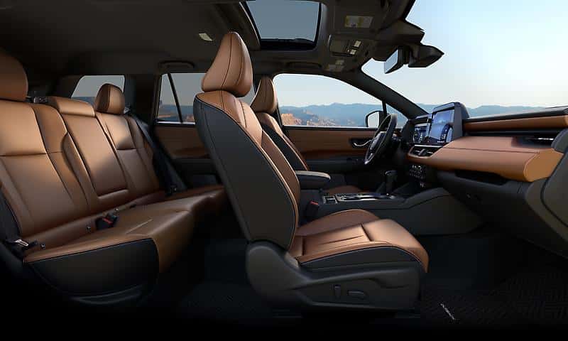 Subaru Interior Brown Seats