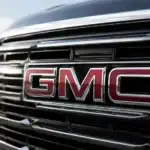 GMC grille with bold emblem