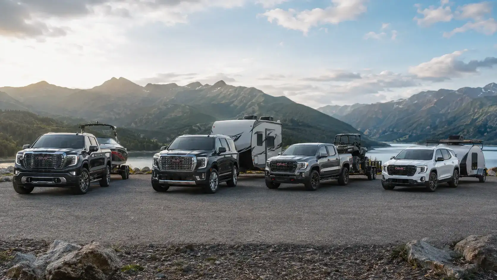 GMC Adventure Fleet by the Lake Towing capacity per model