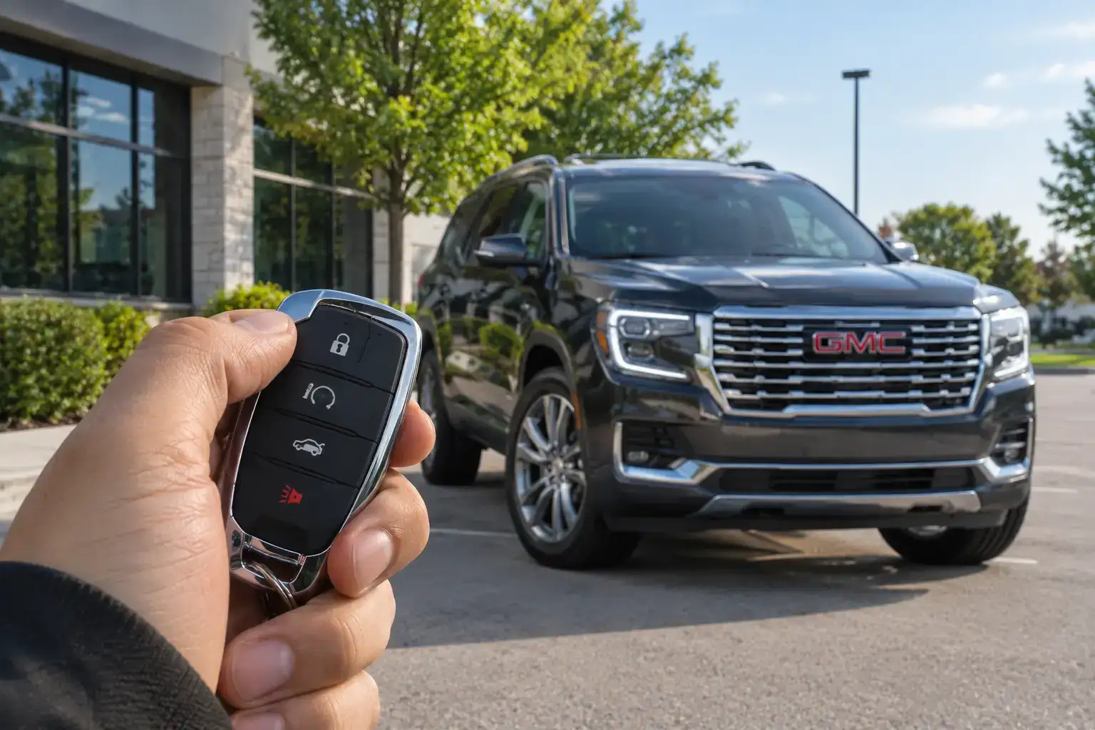 GMC Remote Start: How to Use It (Key Fob & myGMC App)