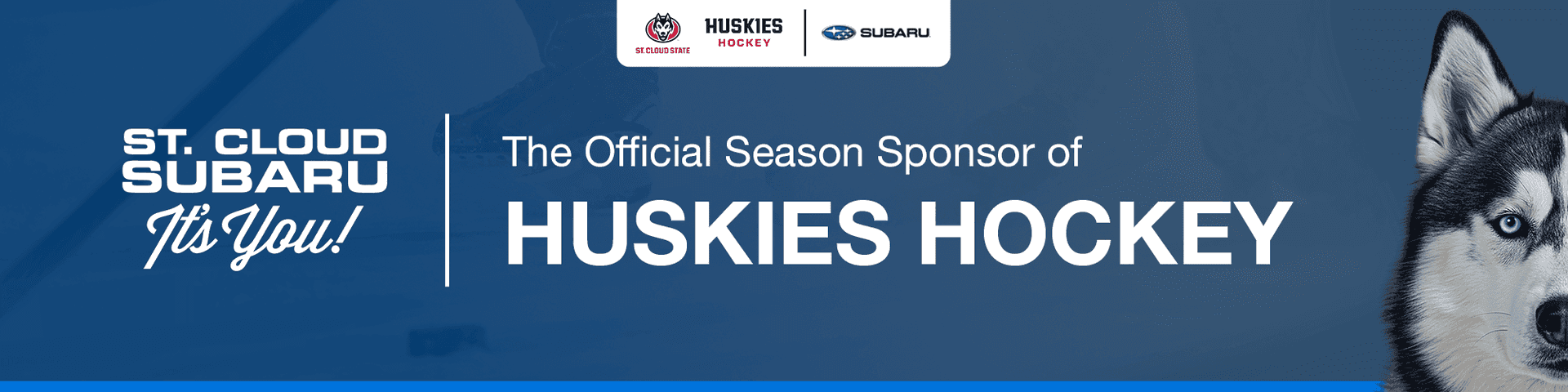 The Official Season Sponsor of HUSKIES HOCKEY