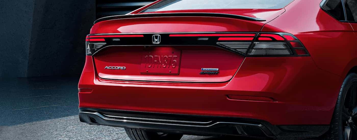 Red 2026 Honda Accord Sport Hybrid