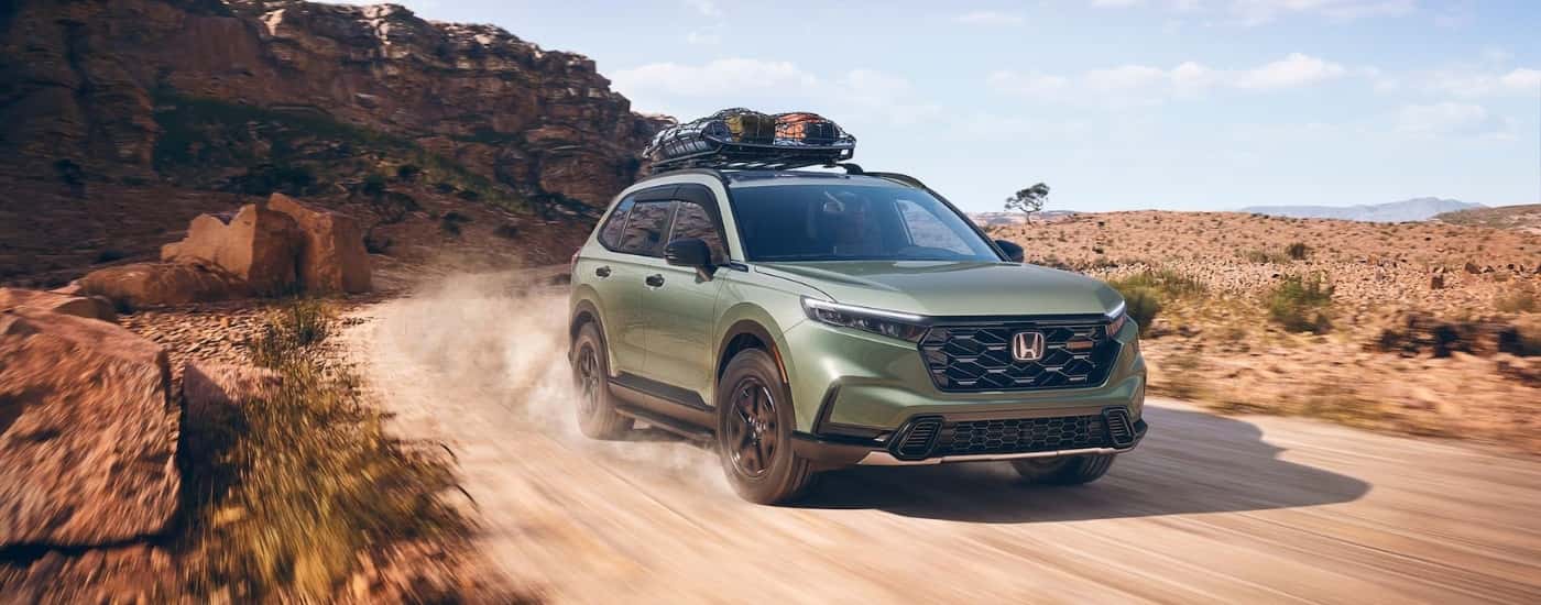 Green 2026 Honda CR-V Hybrid TrailSport
