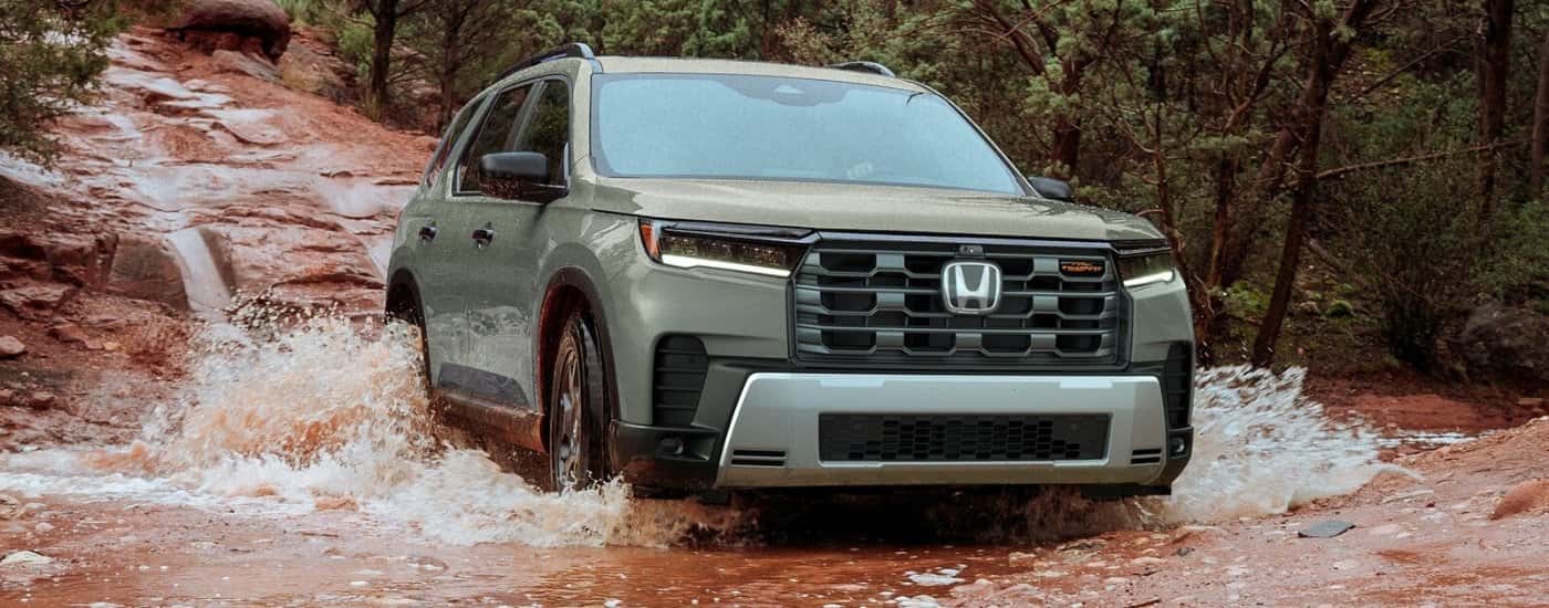 Green 2026 Honda Pilot TrailSport