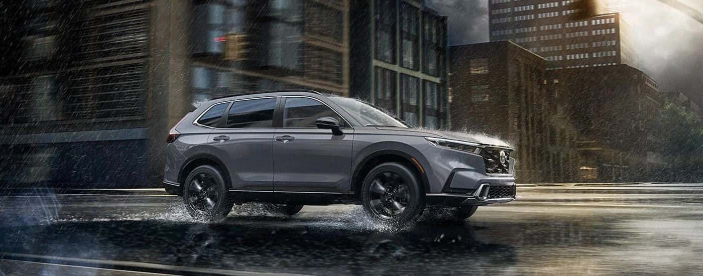 Grey 2023 Honda CR-V Sport Touring Hybrid