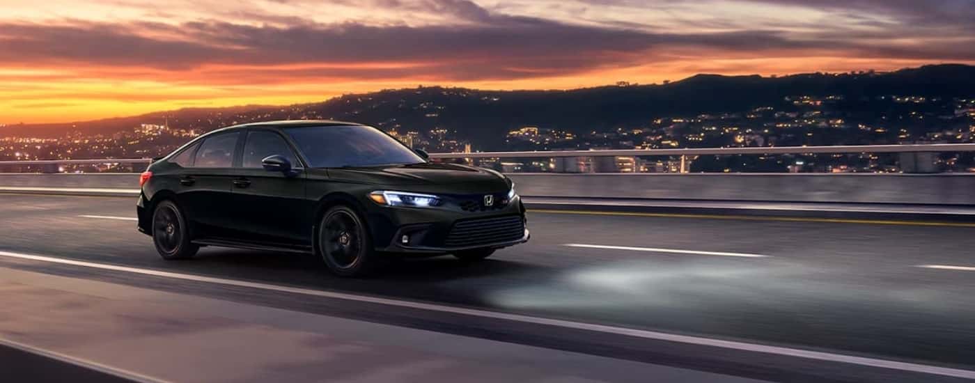 Black 2023 Honda Civic Si