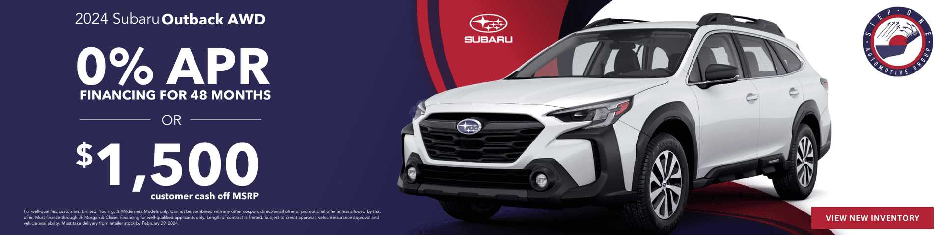 Step One Offers Step One Subaru Fort Walton Beach