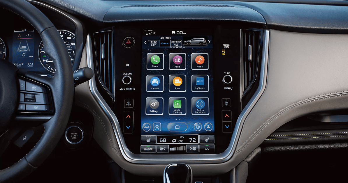 Subaru Outback infotainment