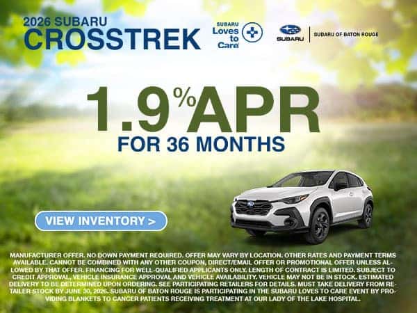 2026 Subaru Crosstrek APR