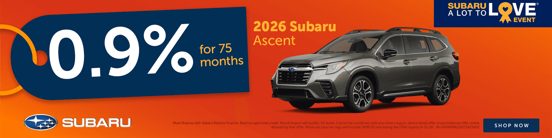 August Ascent Offer