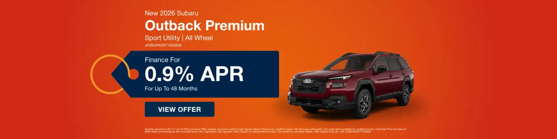 June Outback Offer
