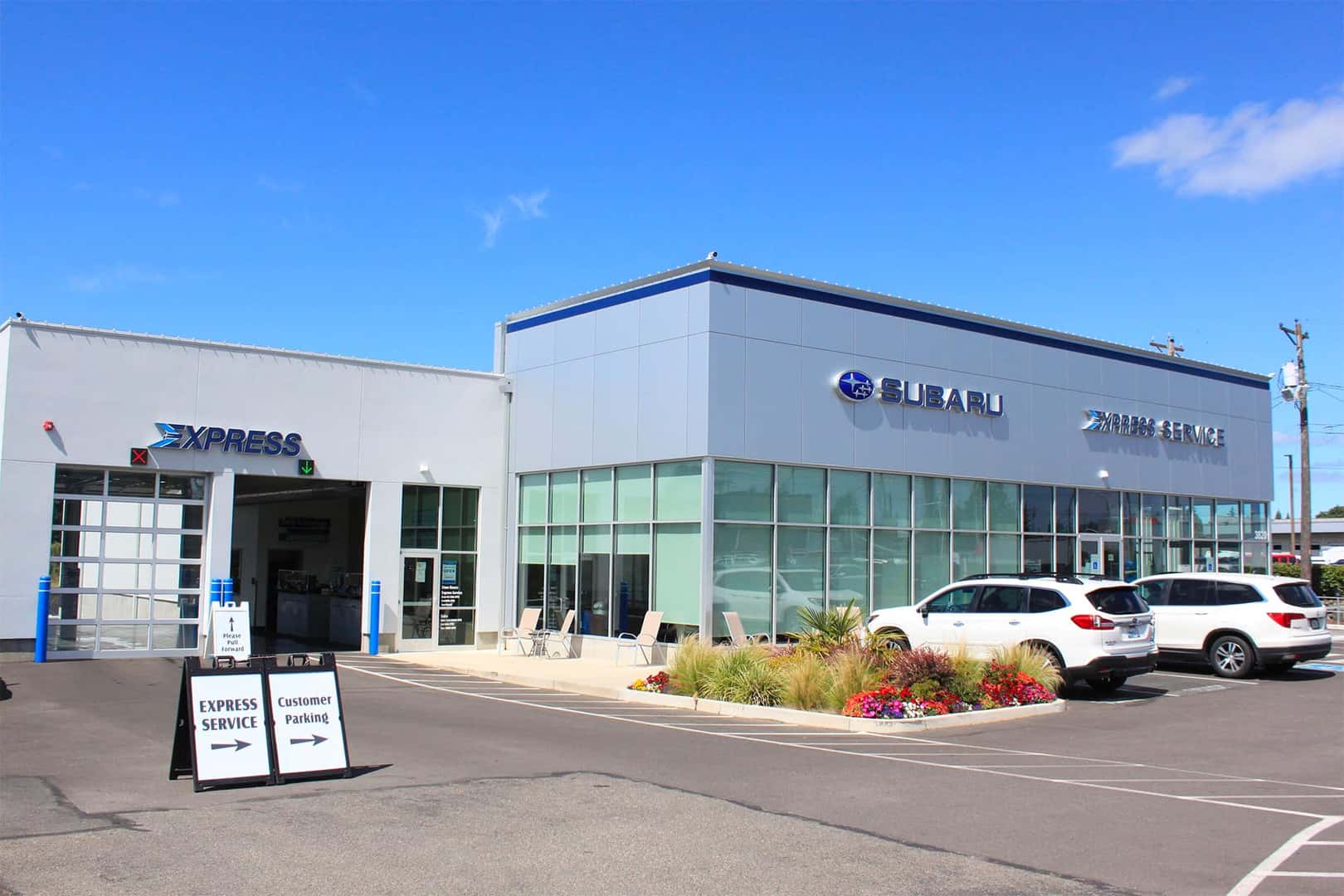 subaru express service building
