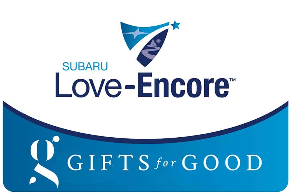 subaru love encore gifts for good