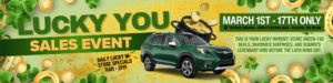 Lucky You Sales Event at Tacoma Subaru