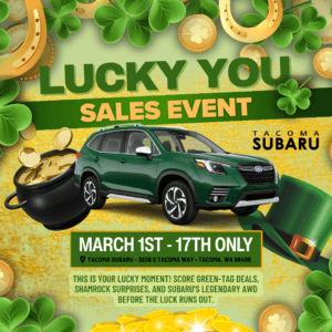 Lucky You Sales Event at Tacoma Subaru