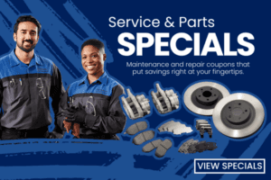 subaru service and parts specials banner