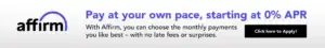 affirm service financing