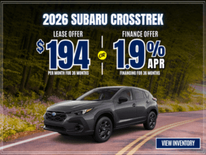 subaru crosstrek lease apr offer