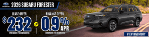 subaru forester lease apr offer