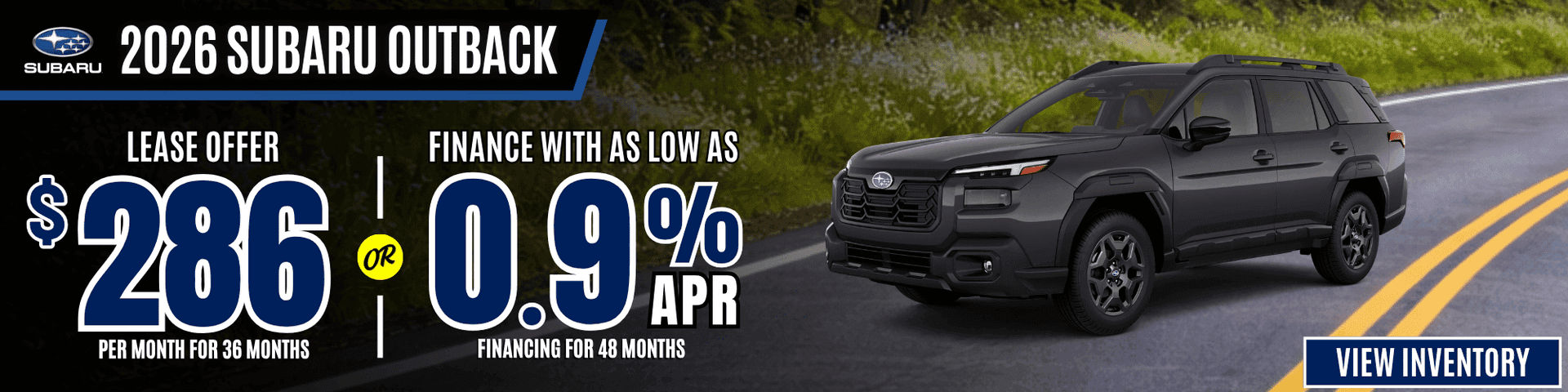subaru outback offer