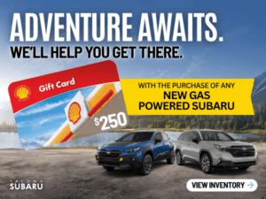 gas card promo at tacoma subaru