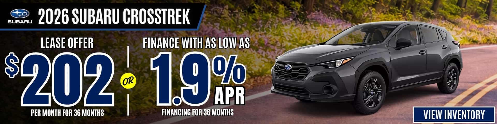 subaru crosstrek offer