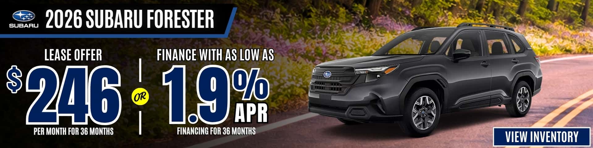 subaru forester offer