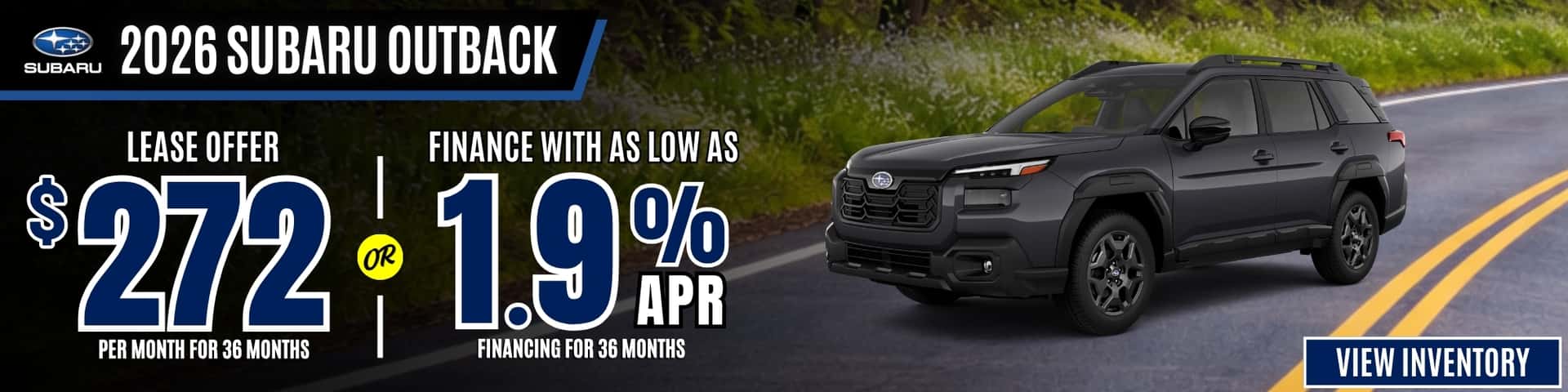 subaru outback offer