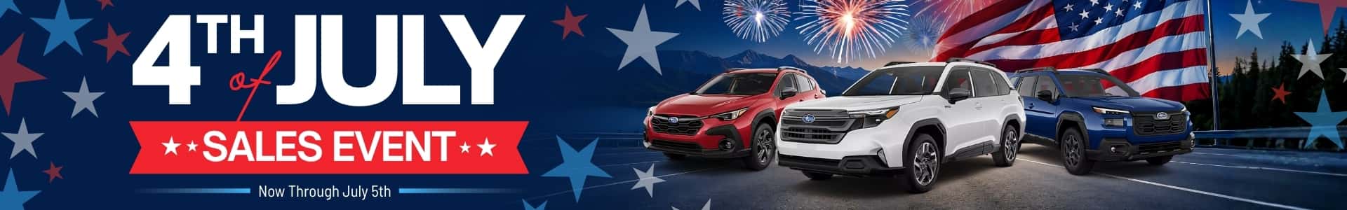 4th of July Sales Event