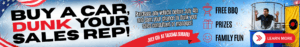 buy a car, dunk your sales rep 4th of july event at tacoma subaru