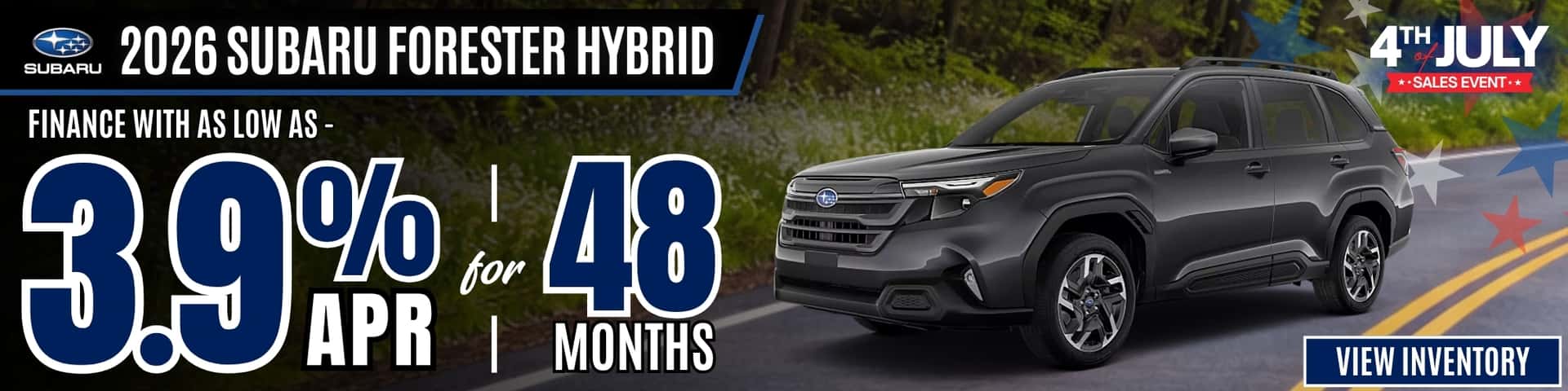 subaru forester hybrid apr offer july26