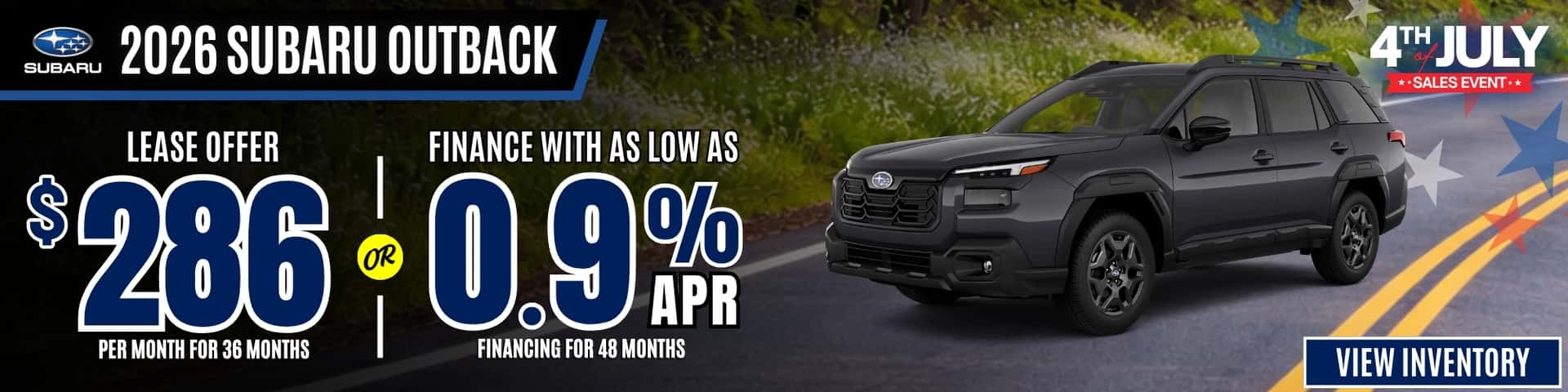 subaru outback lease apr offer july26