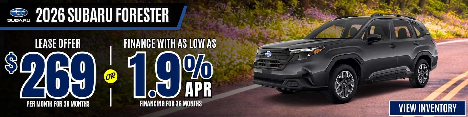 subaru forester offer