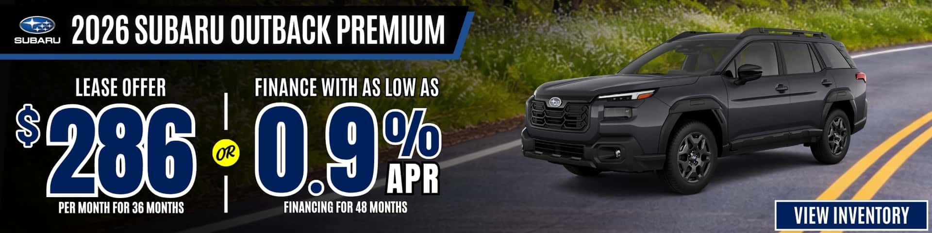 subaru outback offer