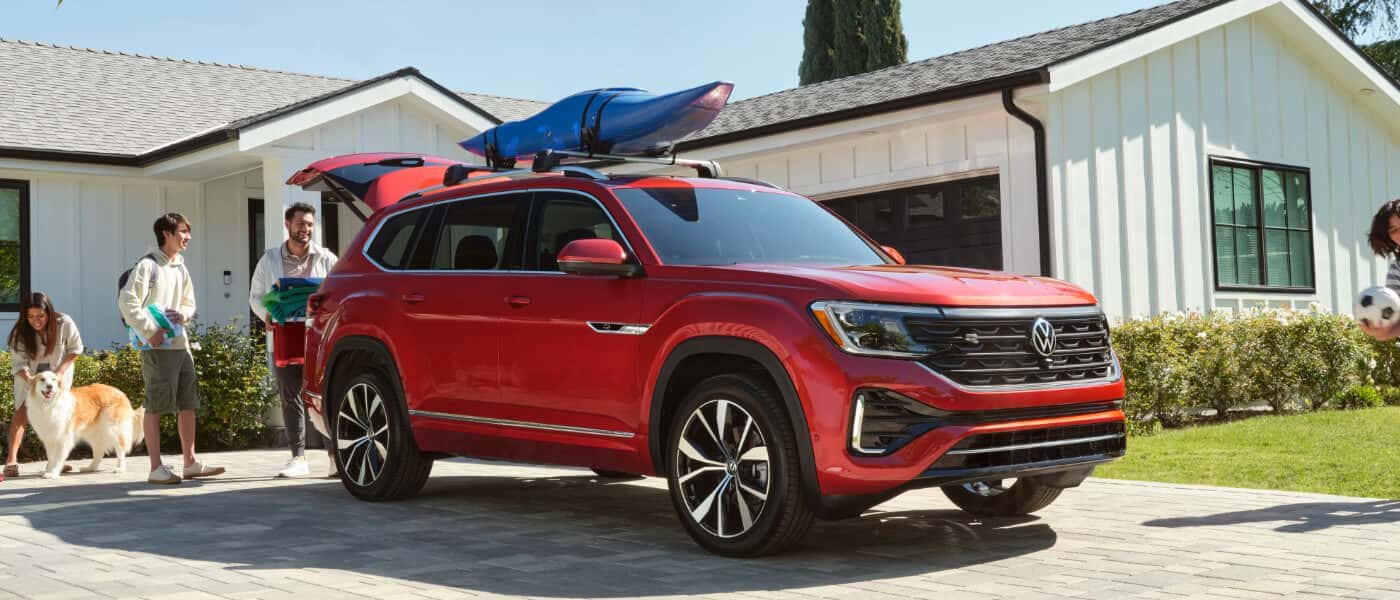 2026 Volkswagen Atlas Exterior In Driveway With Kayak