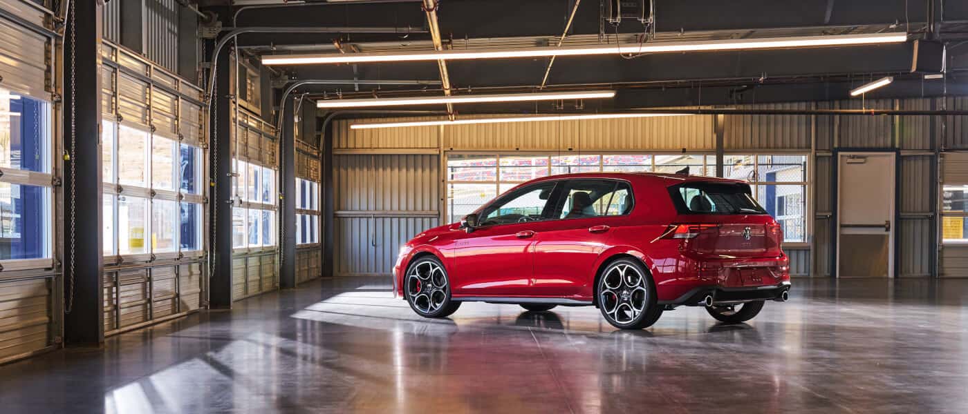 26 VW Golf GTI Exterior Parked In Large Garage