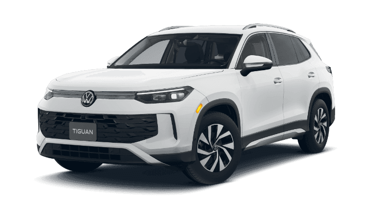 2026 VW Tiguan S Exterior - Pure White