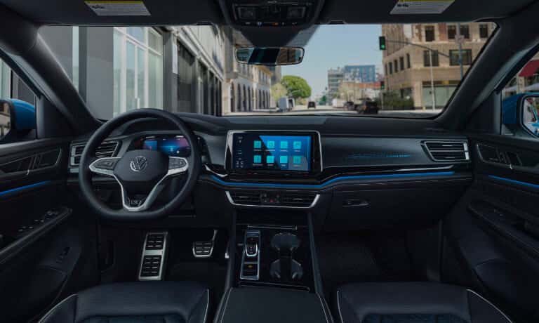 2025 VW Atlas Cross Sport Interior Front Seats And Dashboard