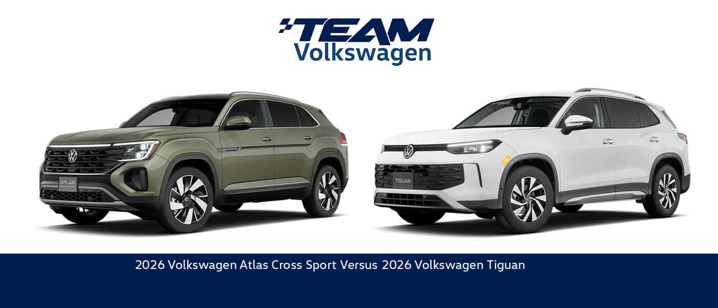 2026 VW Atlas Cross Sport vs. Tiguan