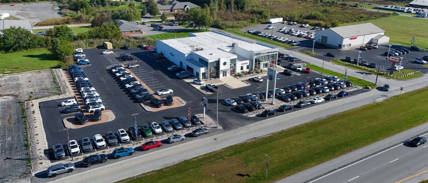 Team VW - Full Dealership Birds Eye